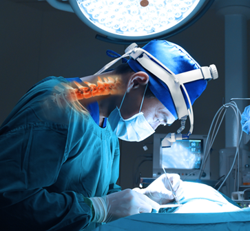 Traditional Surgeon Headlights are hard on surgeons Traditional Surgeon Headlights are hard on surgeons