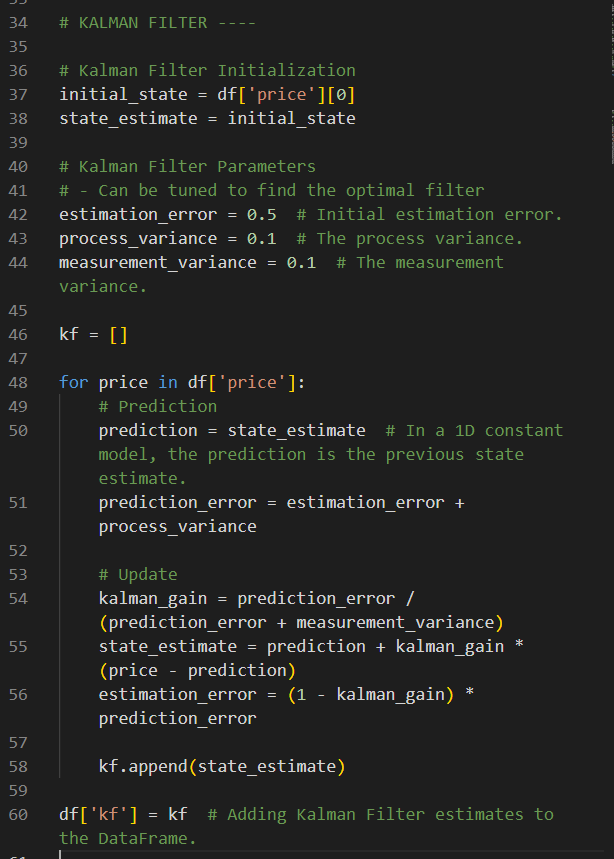 Kalman Filtering in Python