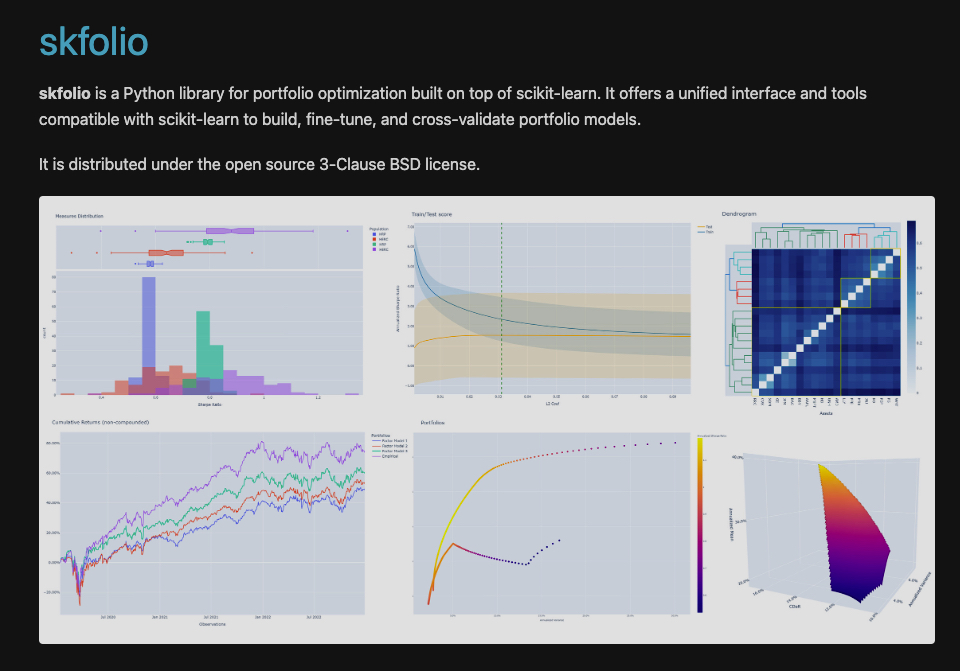 Skfolio: A new Python library for Portfolio Optimization