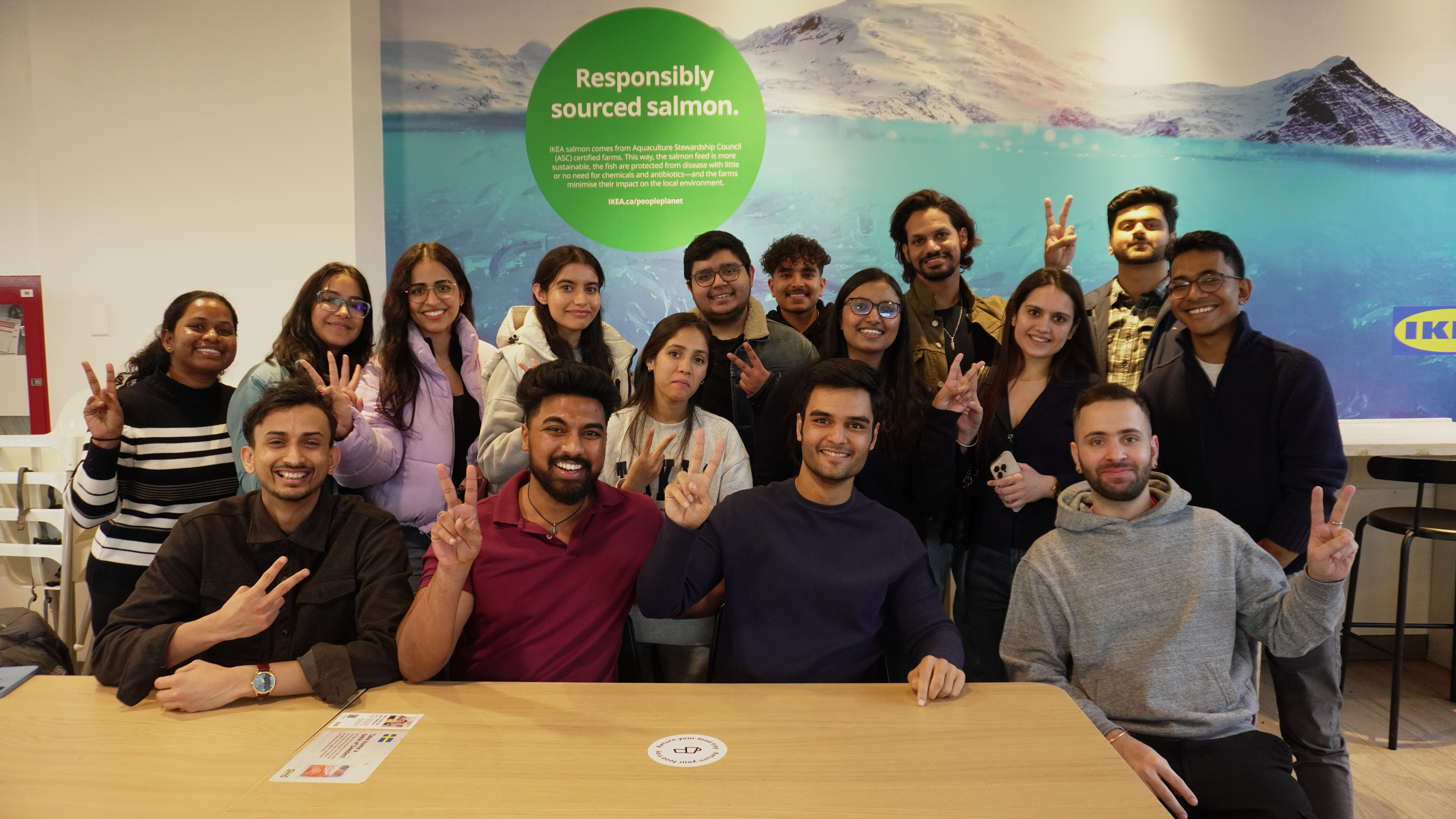 A group of Frenchify students together