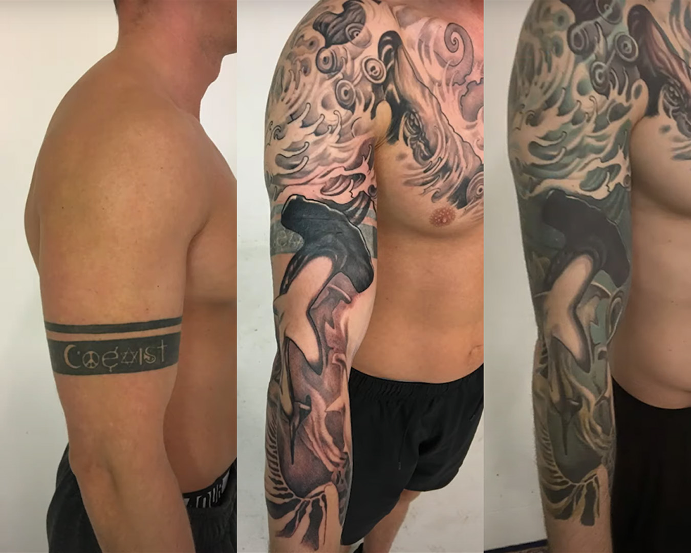 before and after cover up tattoo process before and after cover up tattoo process