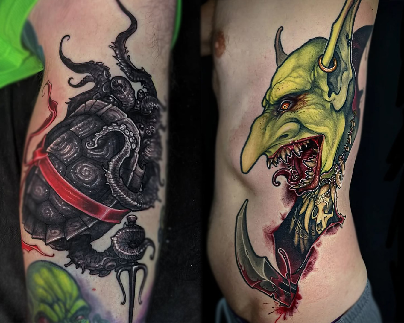Goblin and Cthulhu turtle by matt driscoll Goblin and Cthulhu turtle by matt driscoll