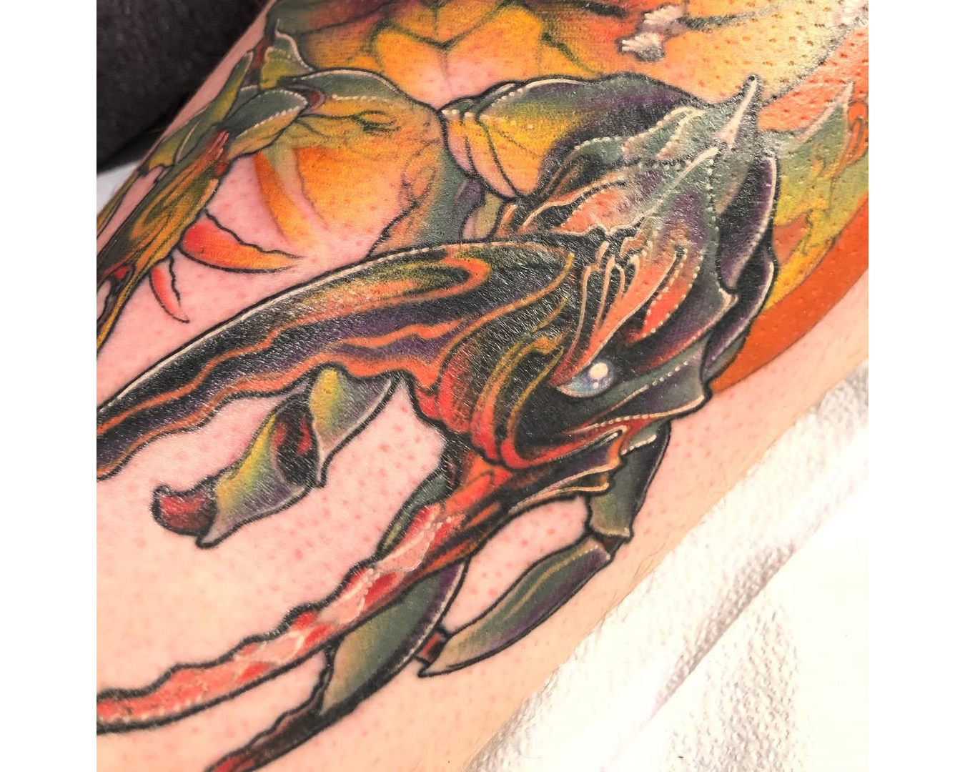 Corey Bernhardt Crab Claw Tattoo Corey Bernhardt Crab Claw Tattoo