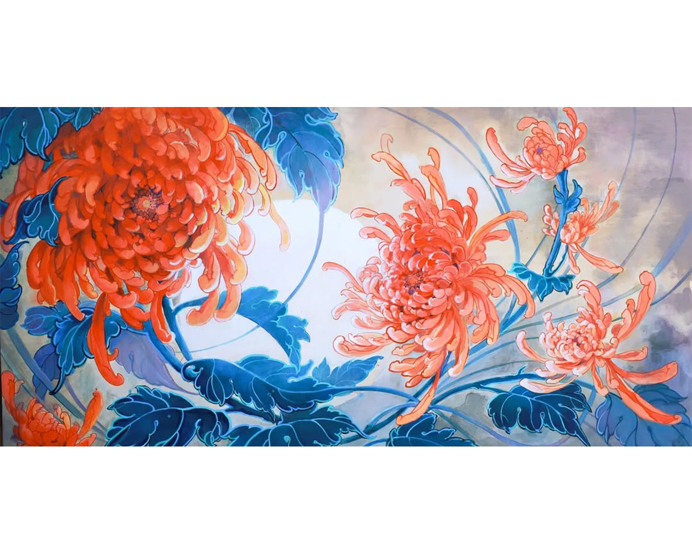 Chrysanthemum, momoji painting by Patrick Paul O'Neil Tattoos Chrysanthemum, momoji painting by Patrick Paul O'Neil Tattoos