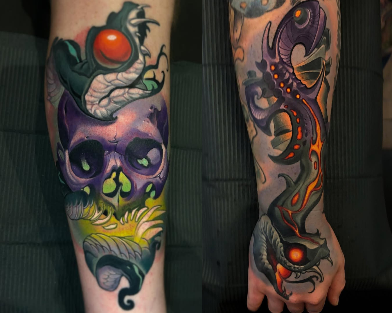 Timmy B Tattoos Snakes, skull, biomech Timmy B Tattoos Snakes, skull, biomech