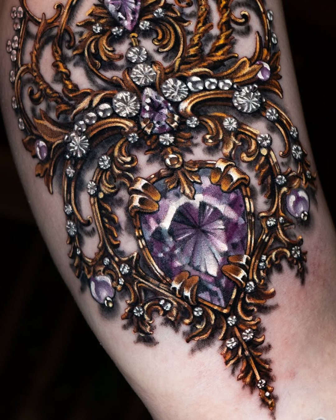 Ryan Ashley tattoo, Gold jewelry Ryan Ashley tattoo, Gold jewelry