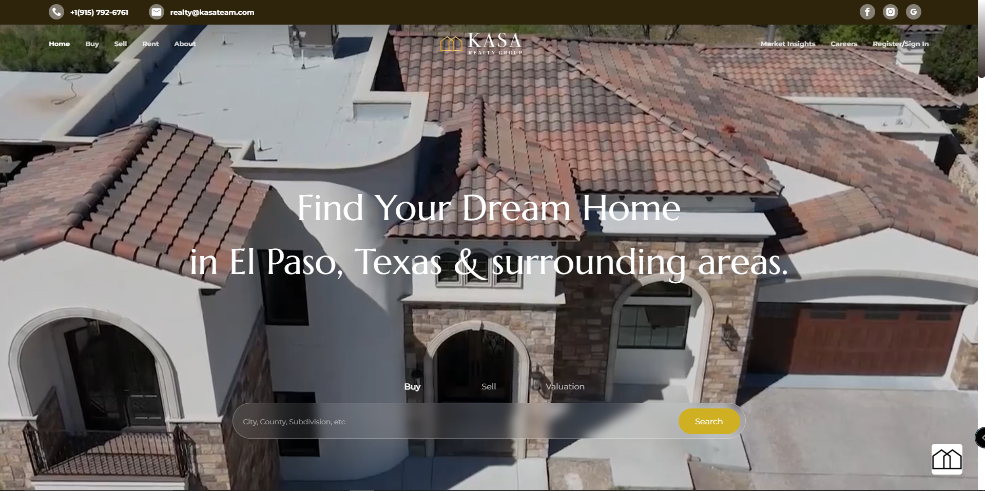Home Page for KASA Realty Group
