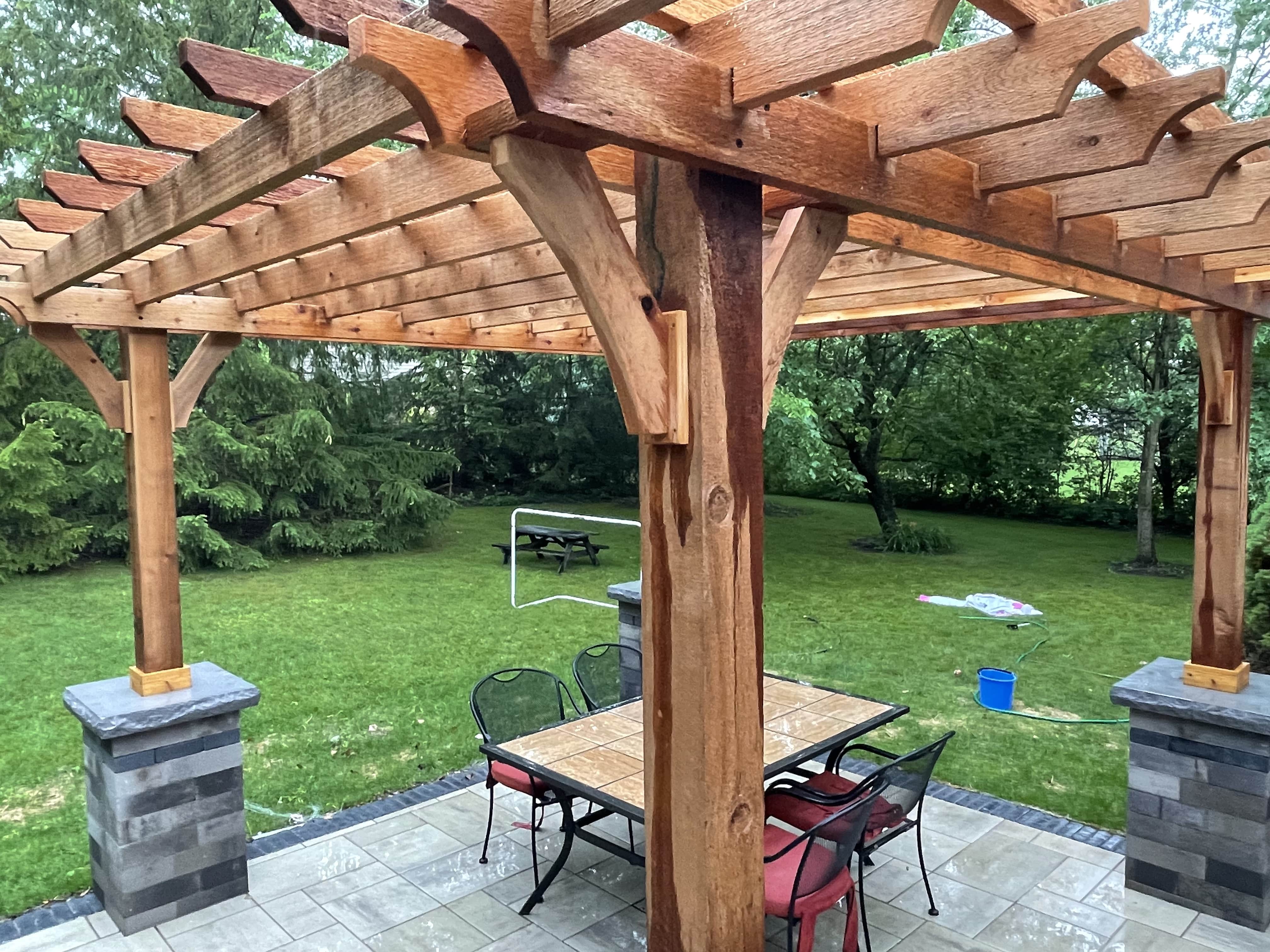 pergola installing in licolshire illinois pergola installing in licolshire illinois