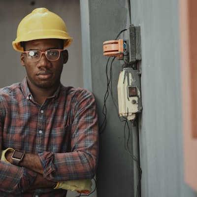 Frustrated business owner late night