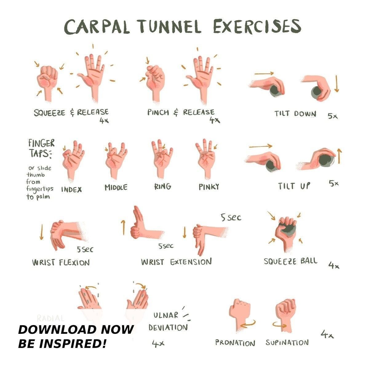latihan untuk manual terapi carpal tunnel syndrome latihan untuk manual terapi carpal tunnel syndrome