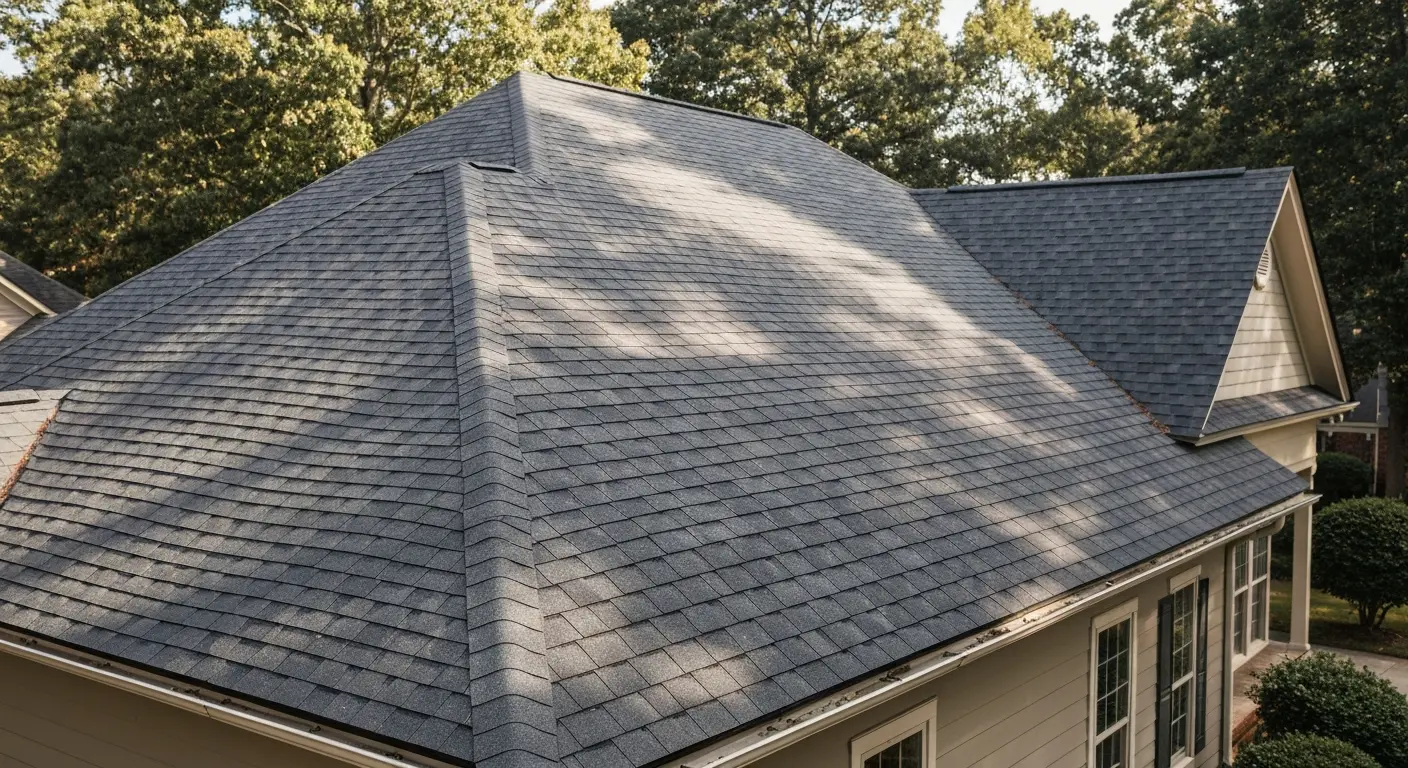 Asphalt shingle roof installation