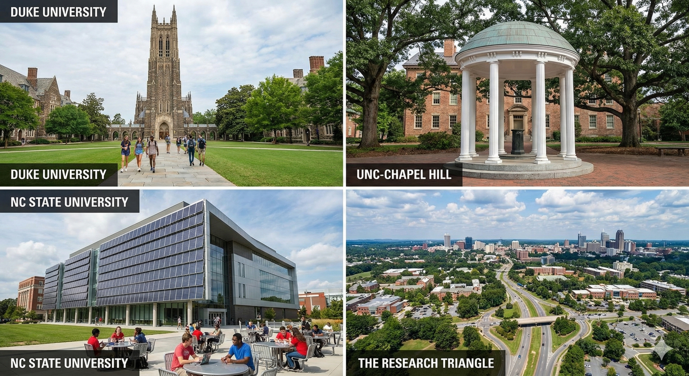 Universities and schools in the Research Triangle area