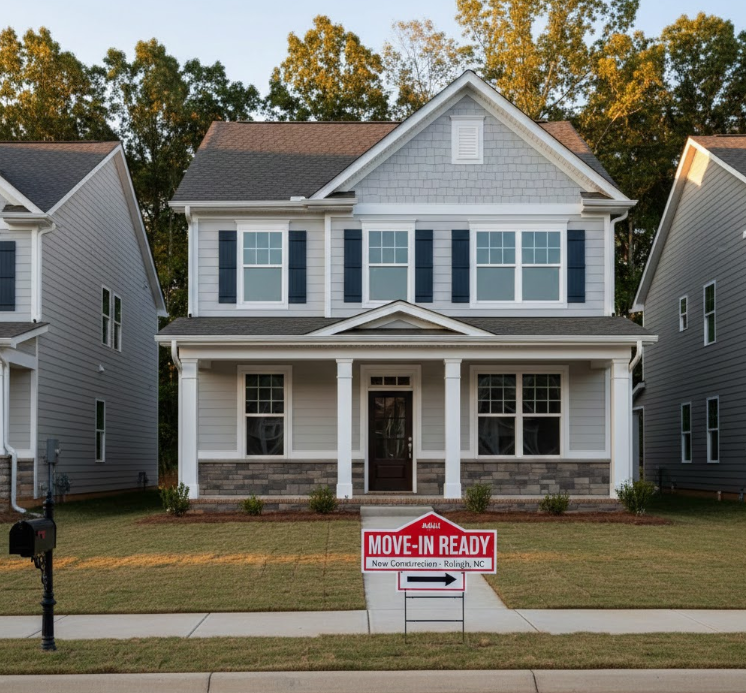 Move-in ready inventory home in a new construction community in Raleigh NC. Move-in ready inventory home in a new construction community in Raleigh NC.