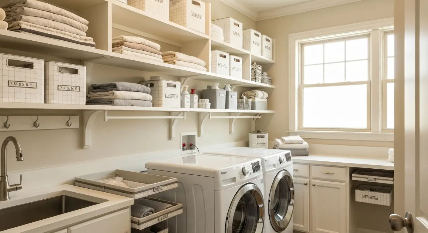 Laundry room organization