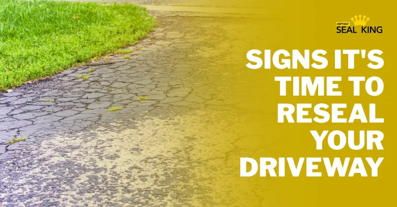 Signs it's time to reseal your driveway