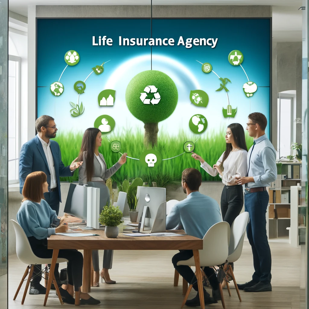 Learn how life insurance agencies leverage green initiatives for better client engagement and a healthier planet.