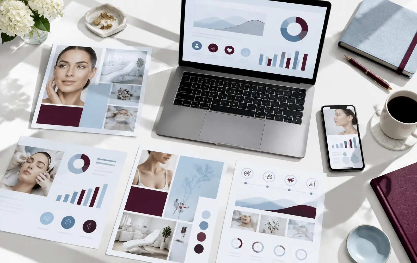 Growth research workspace with market notes and analysis