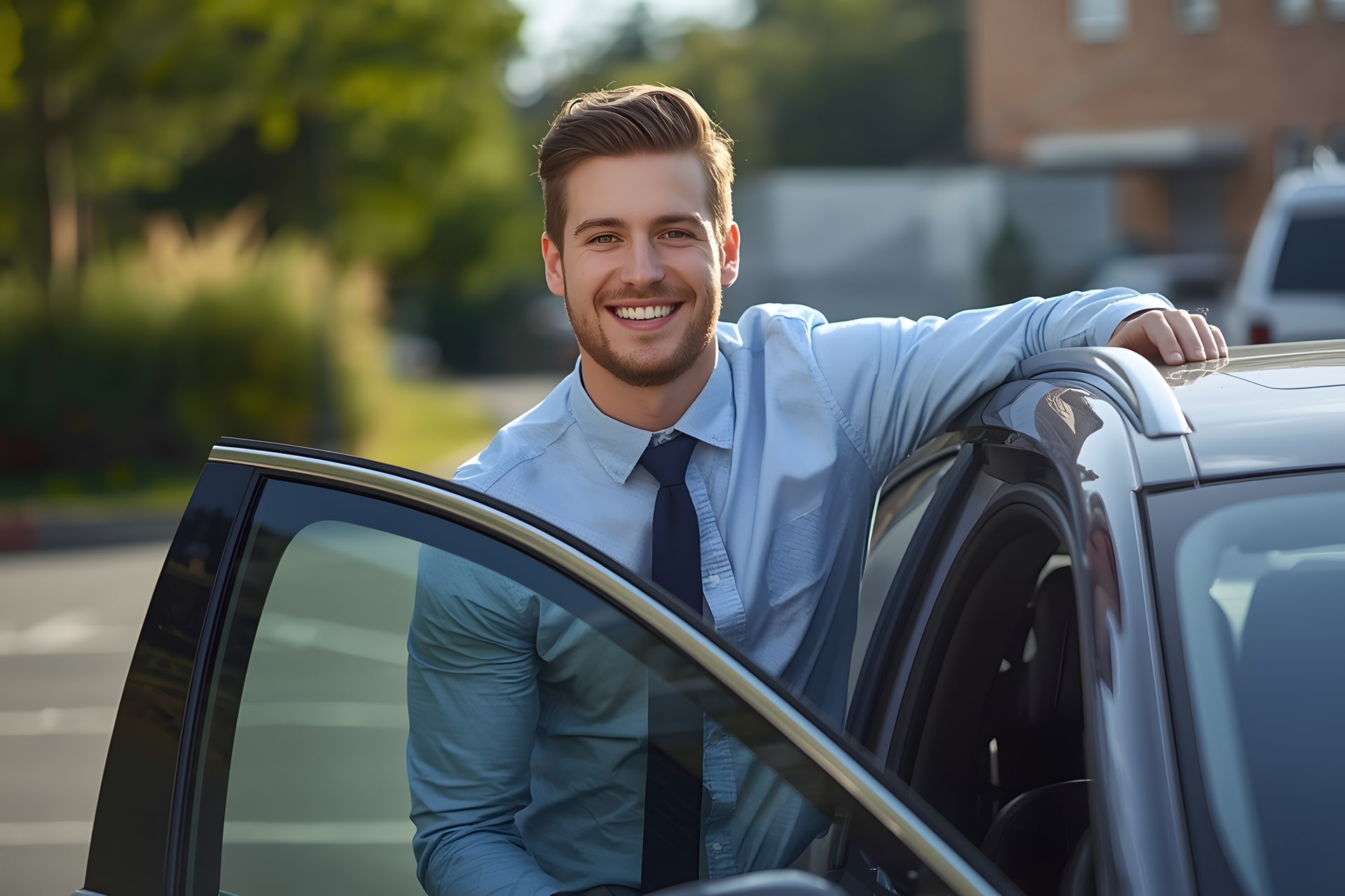 Transfert pour événements spéciaux à Laval — véhicule prêt pour la prise en charge VIP