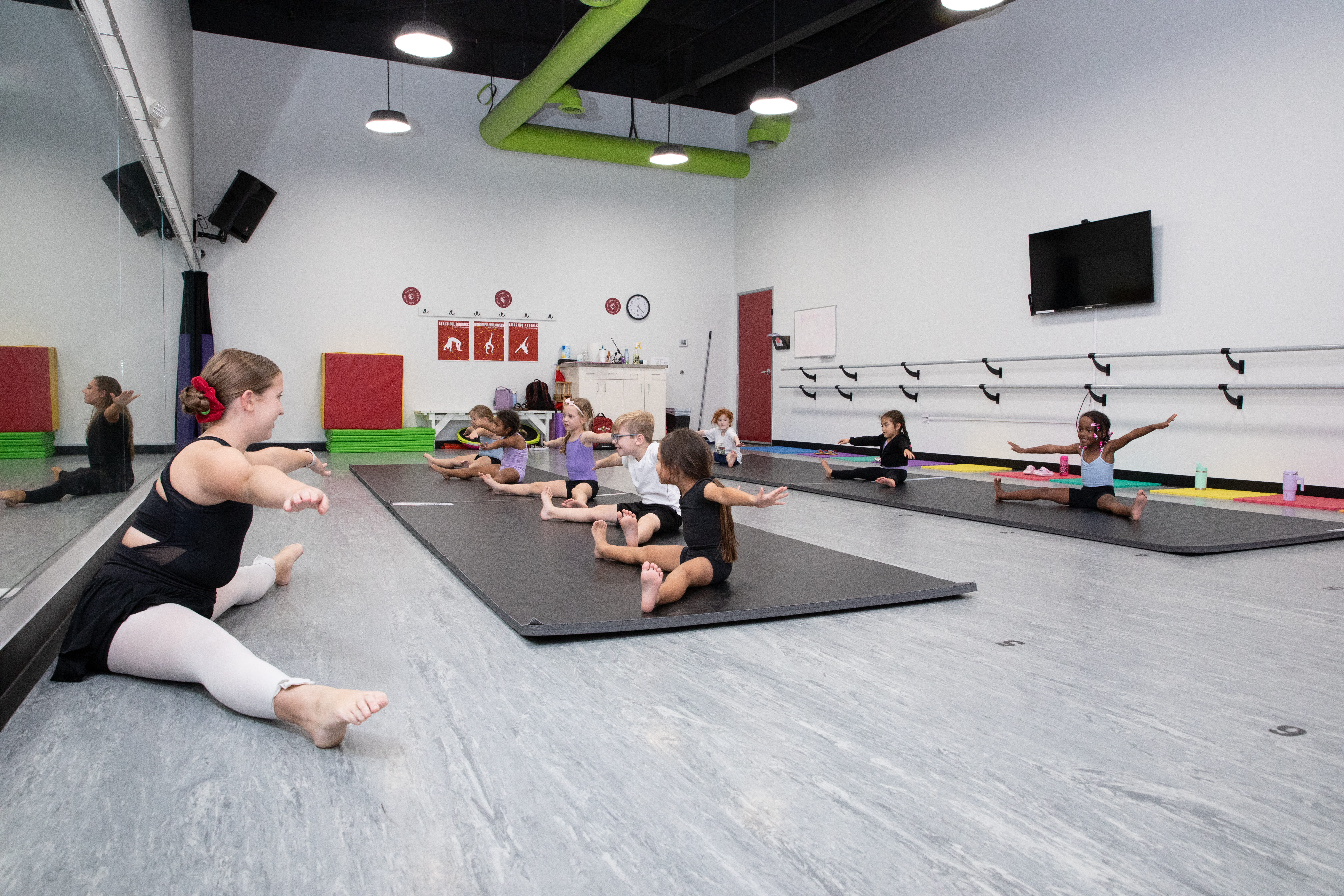 kids stretching