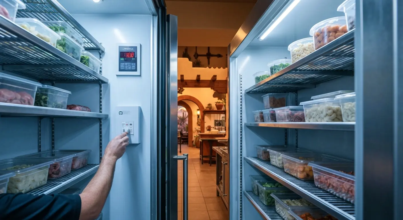 Walk-in cooler repair