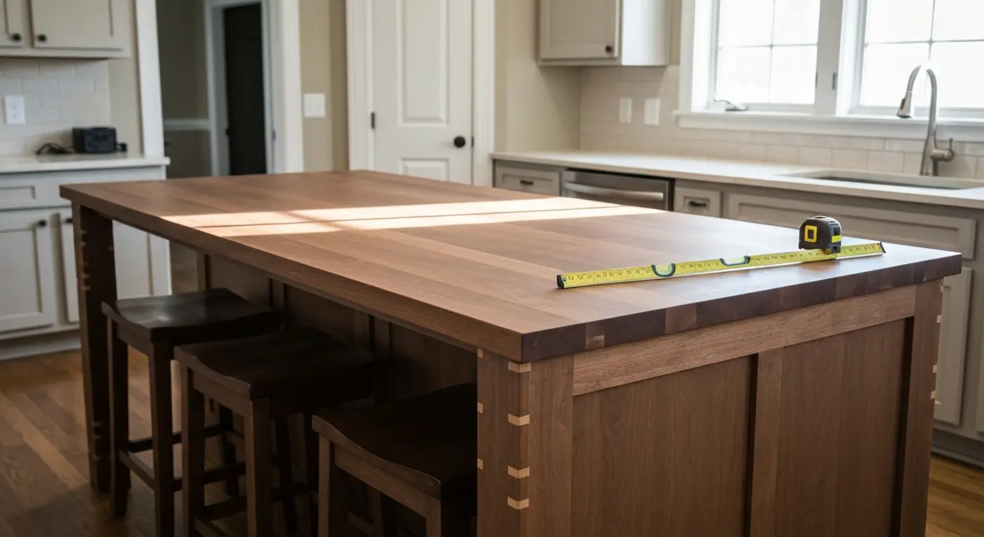 Kitchen island design and installation