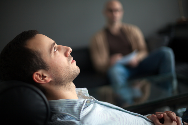 Music therapy session using rhythm and sound to support emotional regulation.
