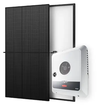 Fronius inverter with solar panels
