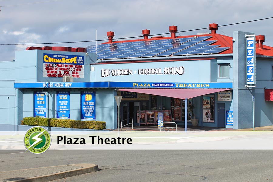 Plaza Theatre commercial solar
