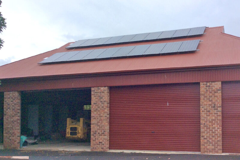 Rawdon Island solar install