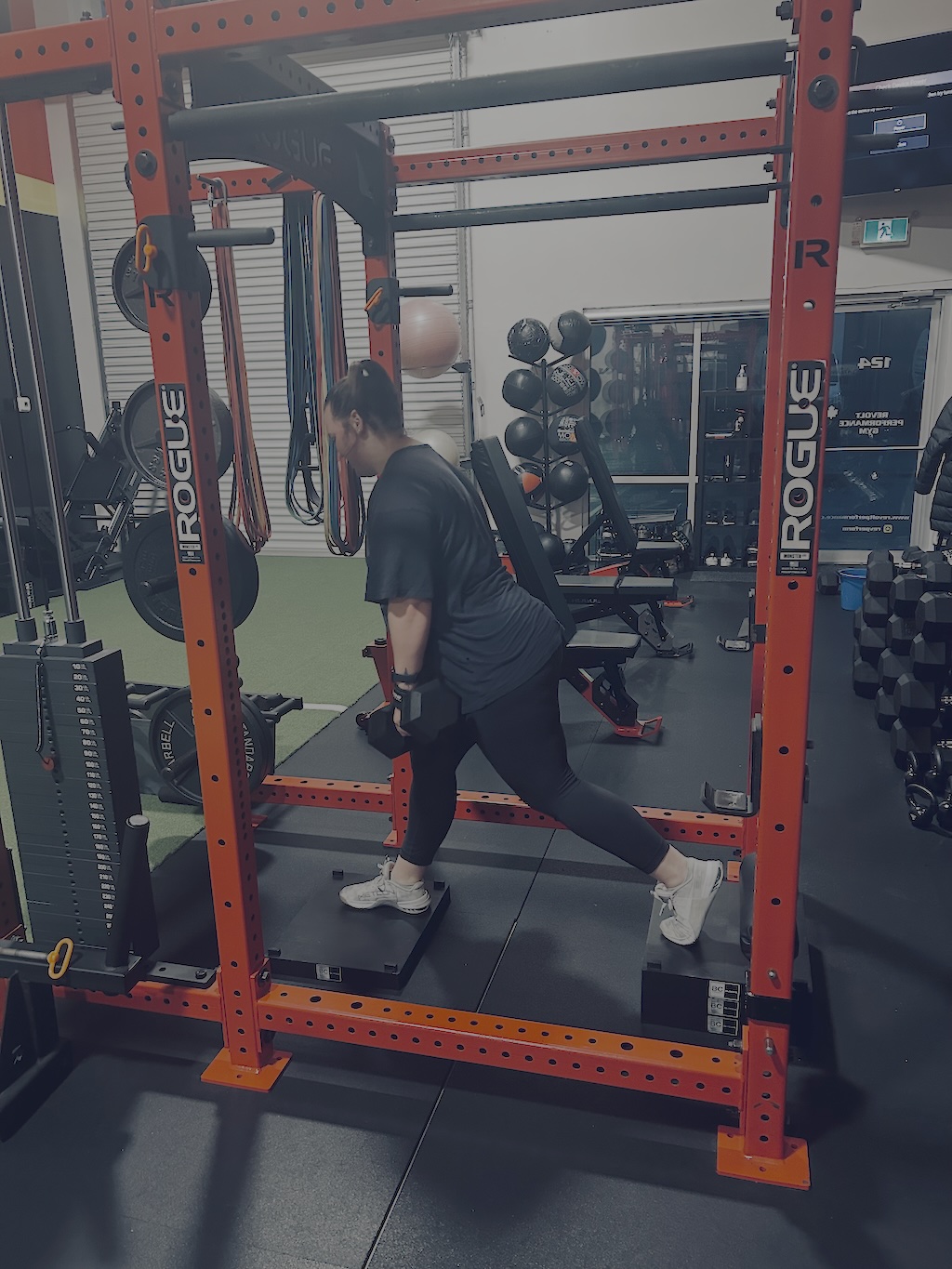 Man and woman exercising over 40