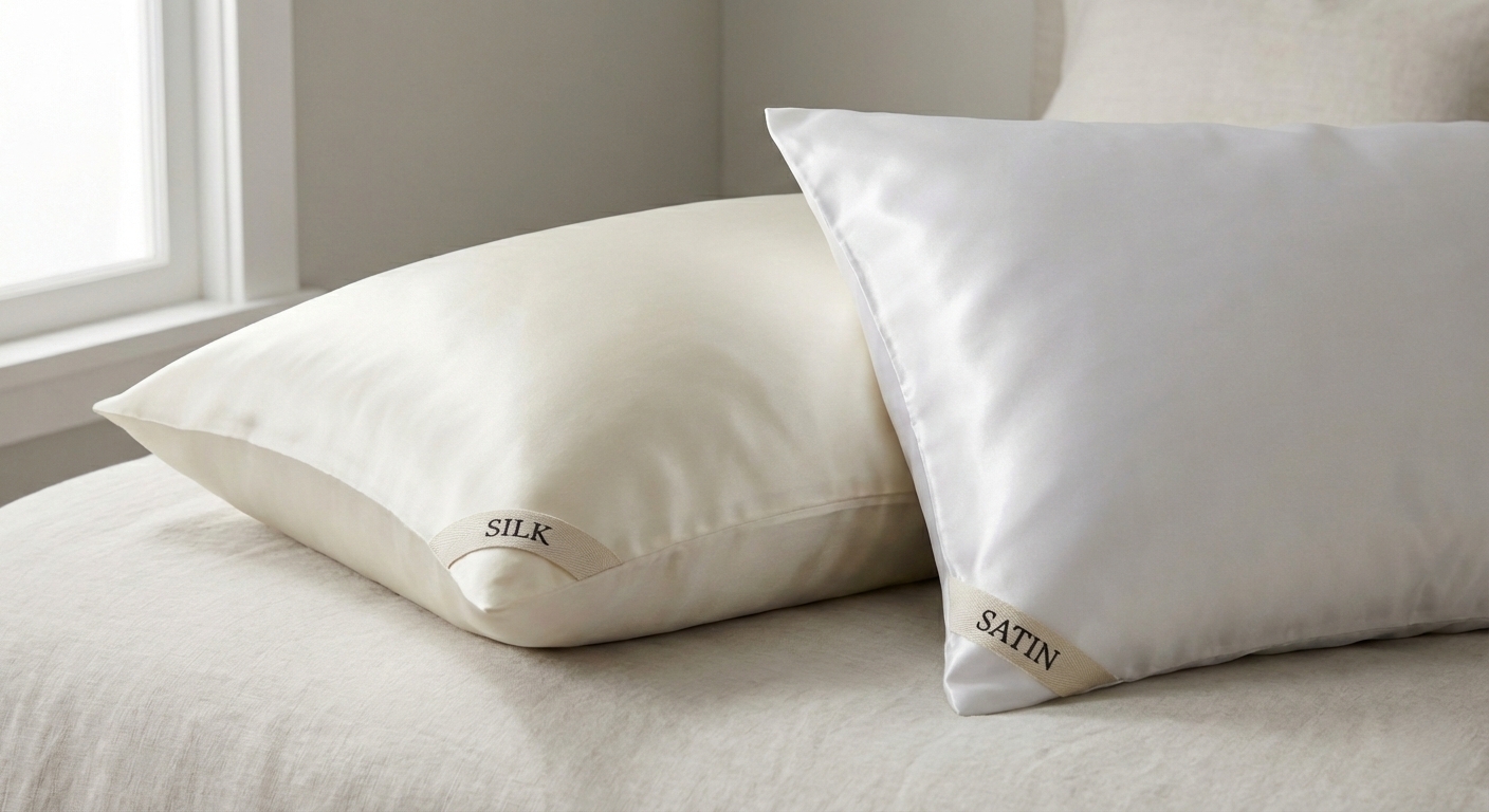 silk vs satin pillowcase for hair wig sleep