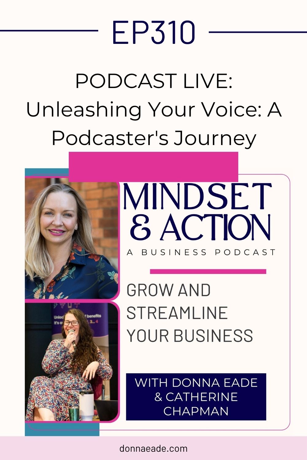 Donna Eade a journey into podcasting EP310 Mindset & Action Podcast Donna Eade a journey into podcasting EP310 Mindset & Action Podcast
