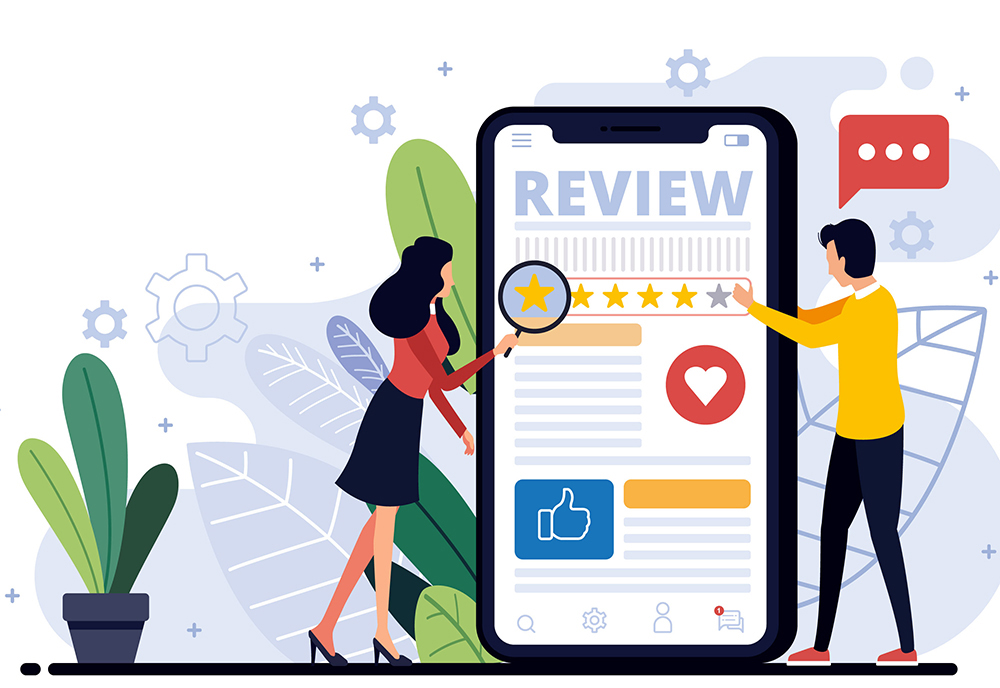 online reviews