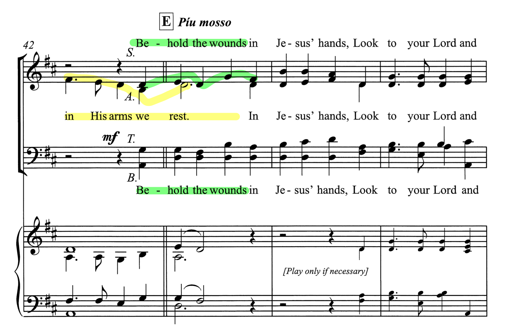 Behold the Wounds - Example 5 Behold the Wounds - Example 5