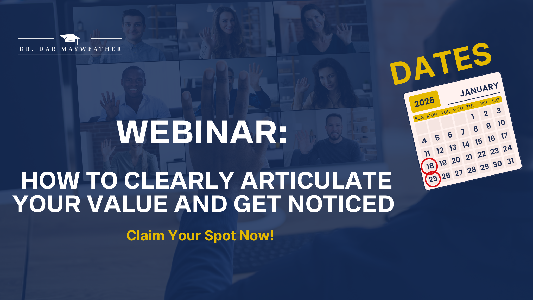 career clarity webinar coaching.drdarmayweather.com