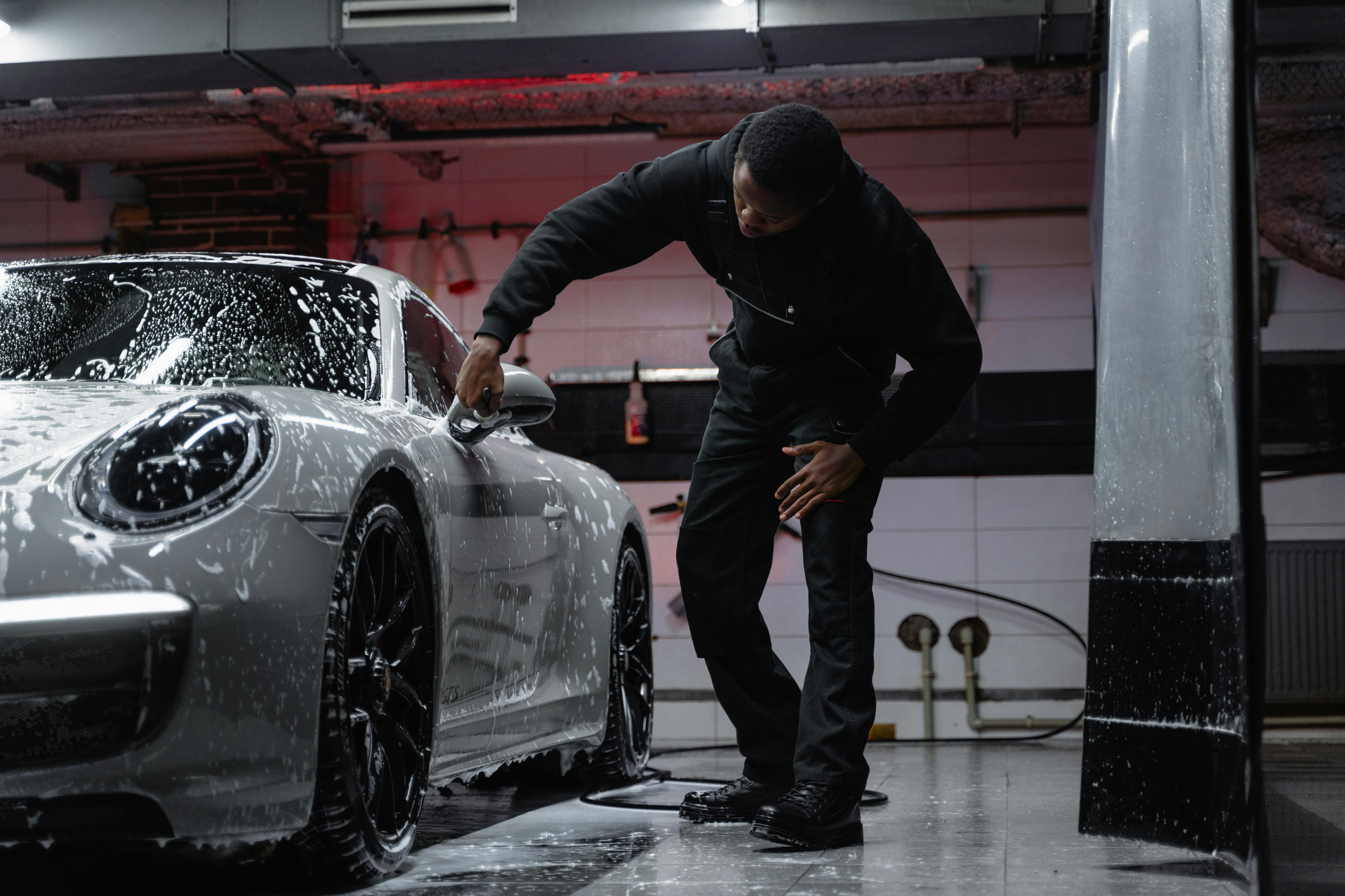 Diagram comparing 9H ceramic coating hardness vs. clear-coat for Houston exotic cars