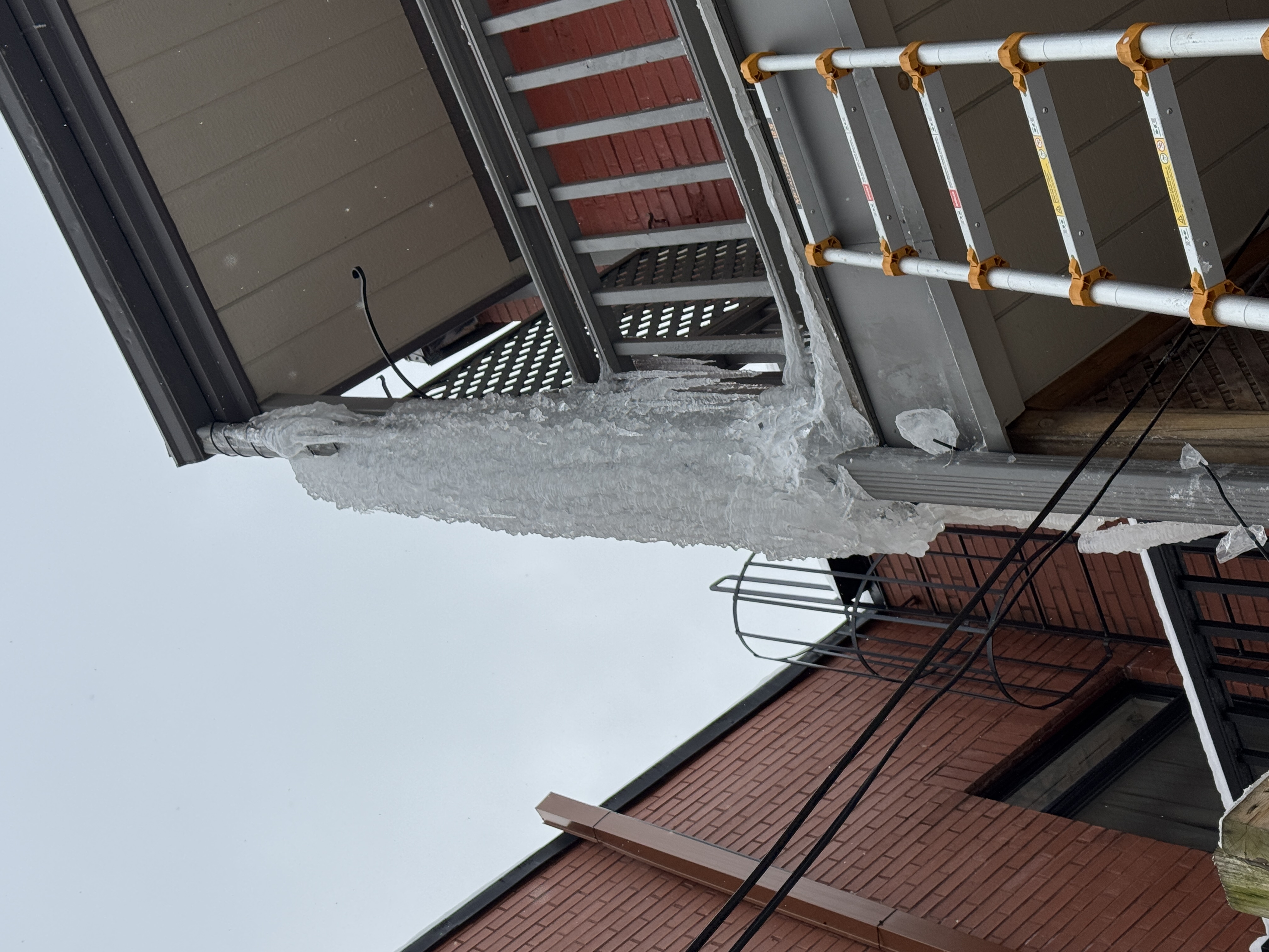 Visite de service d’urgence sur un toit