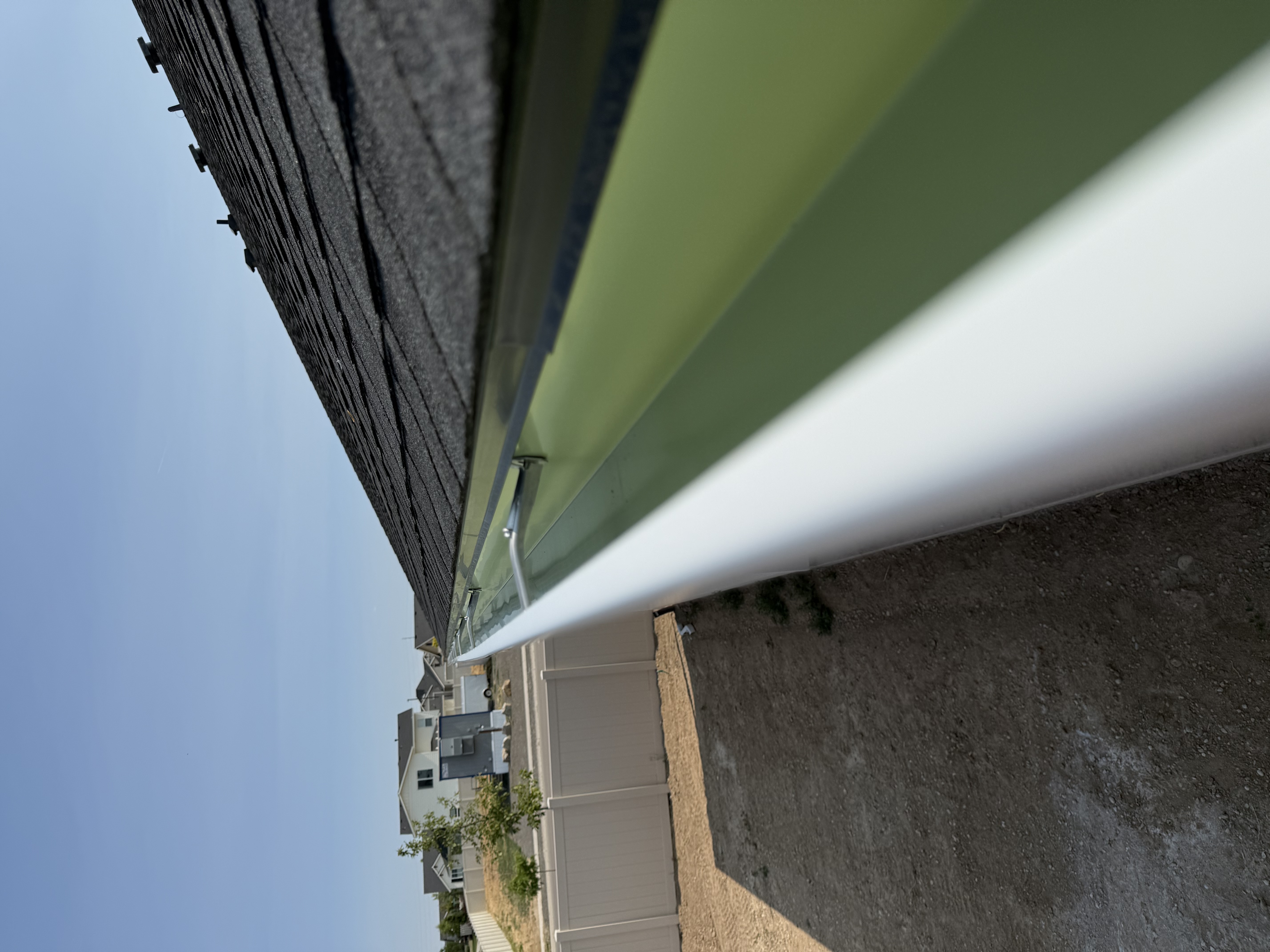 Professional seamless gutter installation