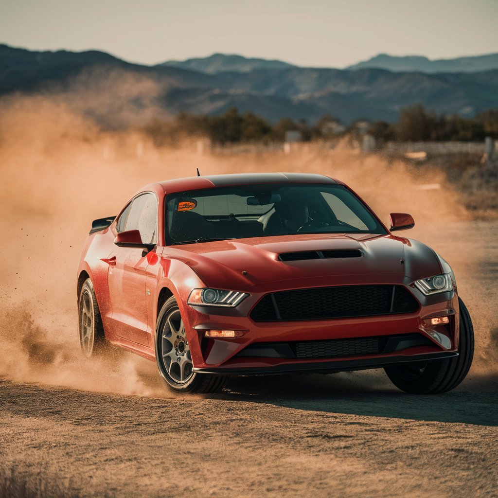 Car dirt and tires