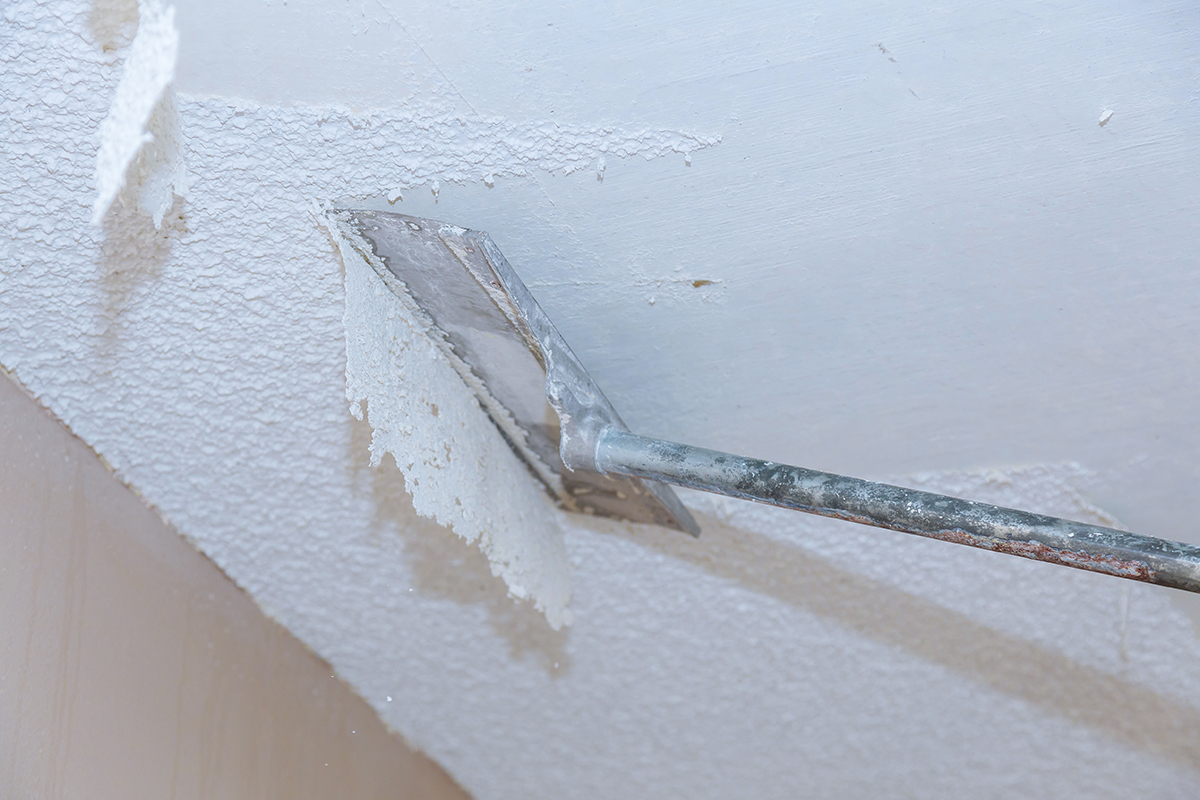 Asbestos popcorn ceiling in Logan Utah Asbestos popcorn ceiling in Logan Utah