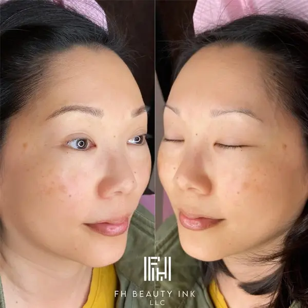 Microblading studio interior at FH Beauty Ink Burbank