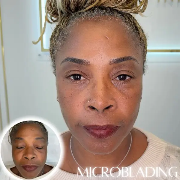 Microblading consultation area at FH Beauty Ink Burbank