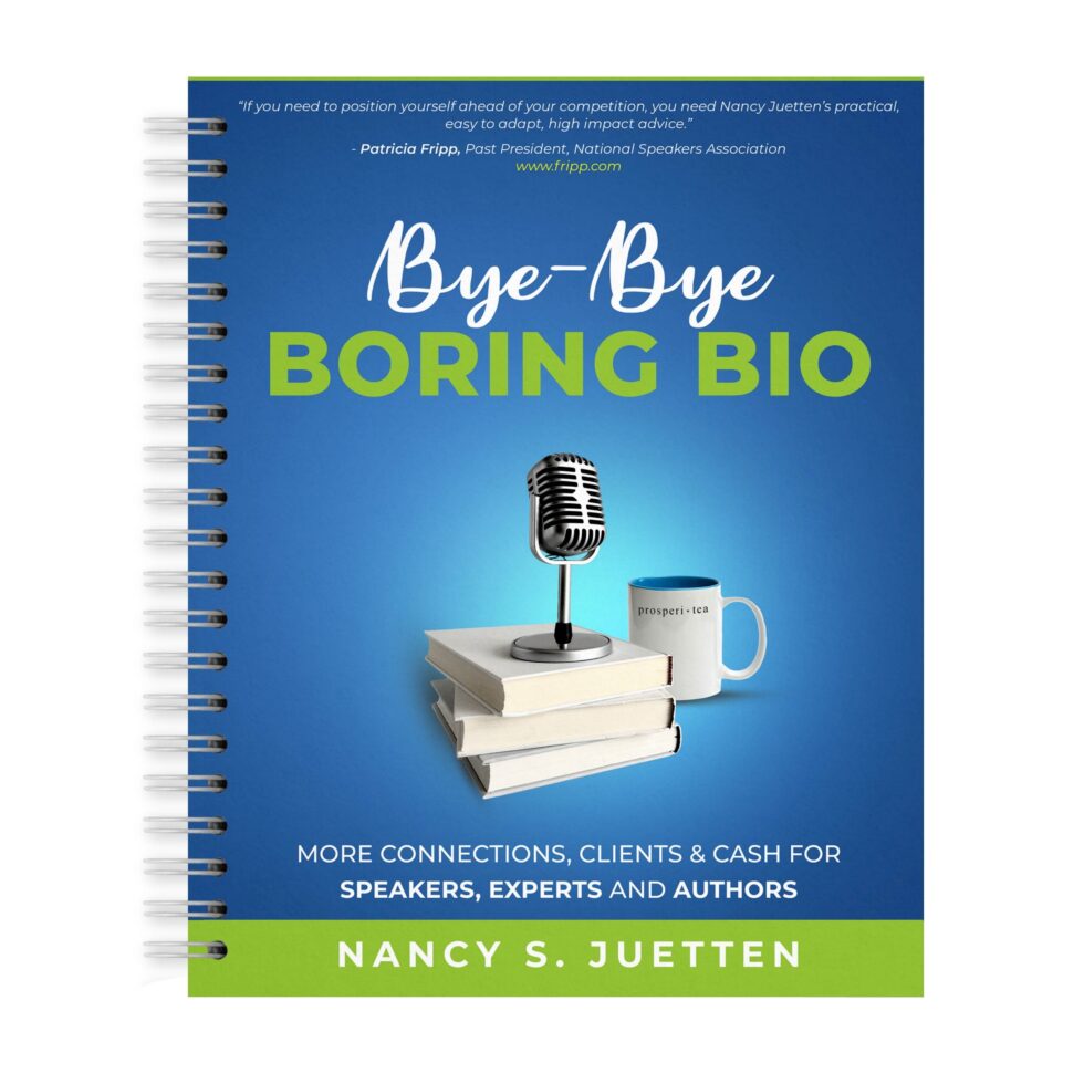 Your digital Bye-Bye Boring Bio Workbook is here- plus a powerful bonus!