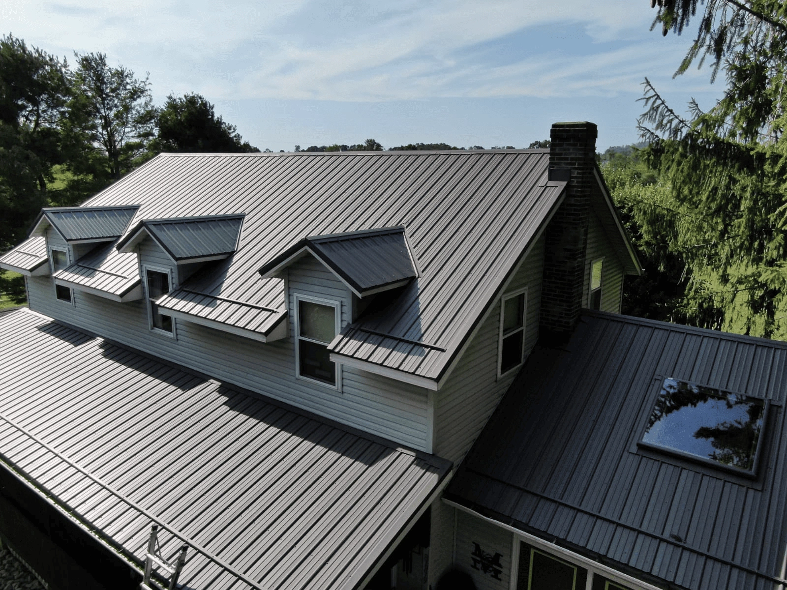 A real scenario featuring Metal Roofs