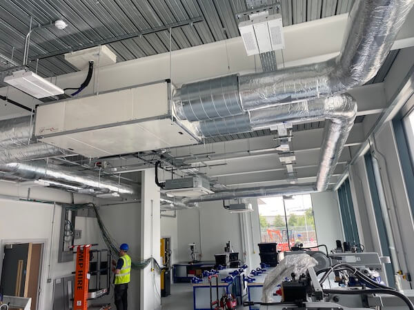 Internal M&E works at Richmond College