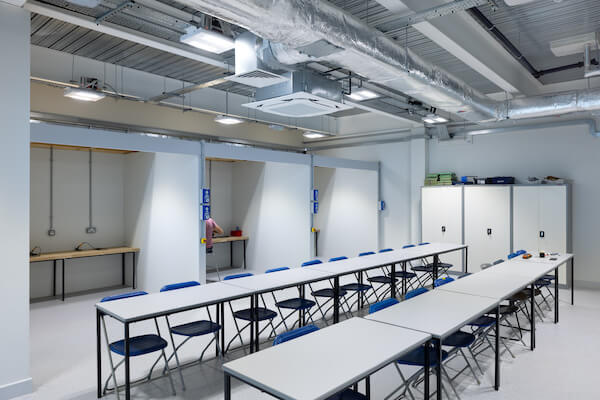 Internal view of completed Richmond College STEM Building