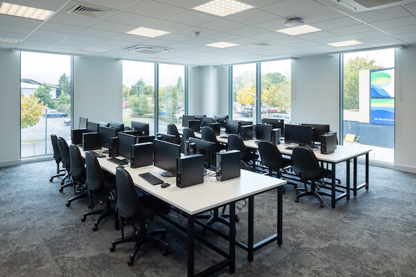 Internal view of completed Richmond College STEM Building