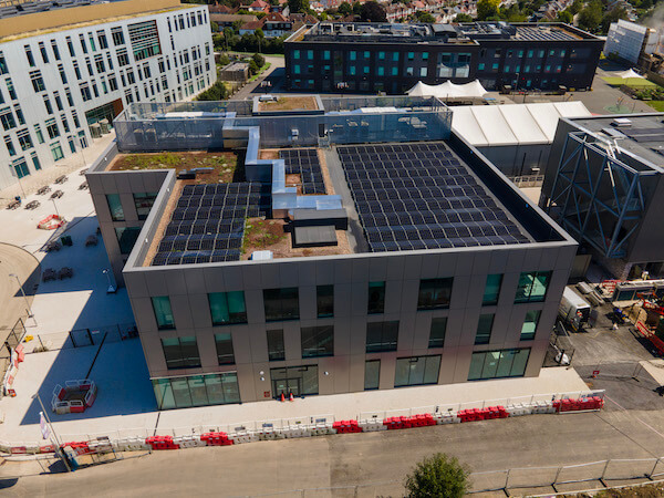 Richmond College STEM building overhead image