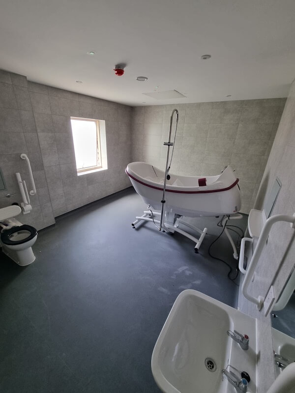 Bathroom facilities at Bridgewell Supported Living