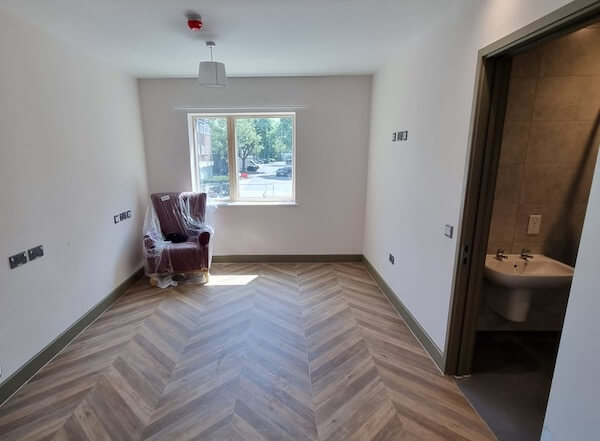 Room at Bridgewell Supported Living